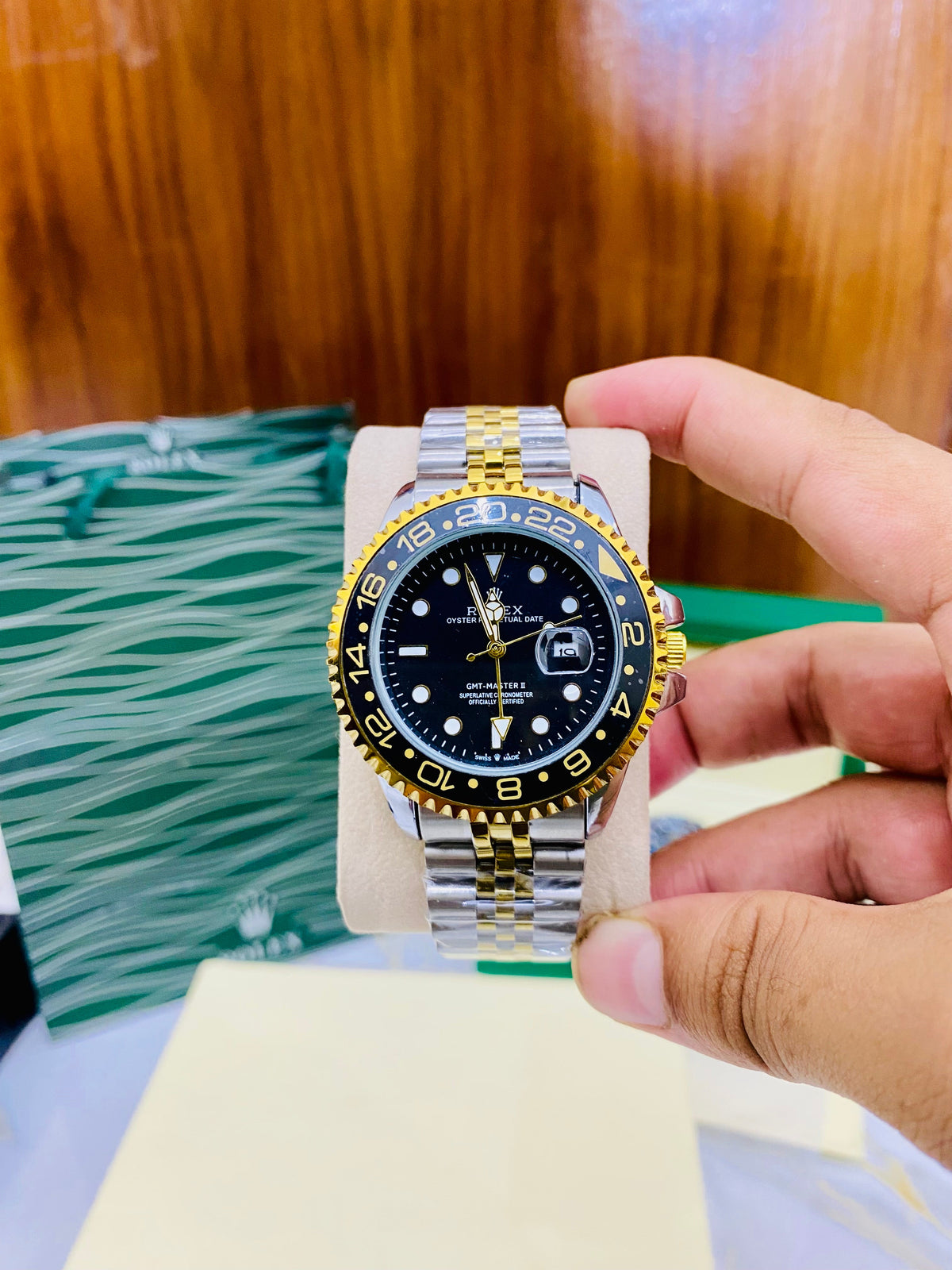 GMT Semi Automatic Top Quality With Date Function